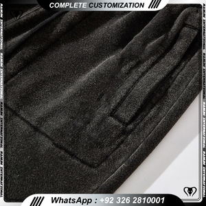 Pantalones cortos deportivos atléticos ligeros de diseño personalizado 100% pantalones cortos de lavado ácido de algodón con bolsillo lateral - Product Image 3