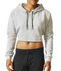 Venta caliente logotipo personalizado peso mejores mujeres Crop Top sudaderas con capucha mujeres Crop Top Hoodie 2026 - Product Image 4