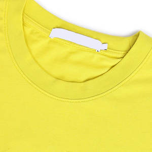 T-shirt en coton biologique 100% de haute qualité pour femmes décontracté été surdimensionné col rond tissu teint uni vente en gros directe d'usine - Product Image 2