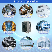 Escáner de Código de Barras Industrial Fijo Visual Ecodesky EMT-RS200, Lector de Códigos QR 1D 2D para Línea de Producción