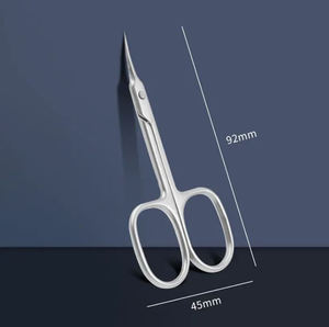 Ciseaux à cuticules en acier inoxydable de haute qualité avec lame incurvée, ciseaux de manucure et de pédicure avec emballage personnalisé - Product Image 2