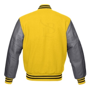 Chaquetas universitarias impermeables de talla grande para hombre, chaquetas cálidas de invierno de manga larga de Color sólido, diseño transpirable personalizado, precio al por mayor - Product Image 3