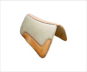Tapis de selle d'équitation fournisseur couverture de selle de cheval occidental meilleure qualité fabricant personnalisé Inde Kanpur produit équestre - Product Image 1