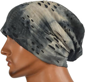 Asequible Asid Wash Venta al por mayor Estilo desgastado Hombres Mujeres Moda Long Slouchy Beanie Sombreros Oversized Baggy Beanies Gorras - Product Image 4