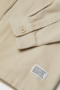Veste en sergé pour hommes de haute qualité étiquette personnalisée 100% coton Style formel avec deux poches veste de travail de saison de printemps - Product Image 2