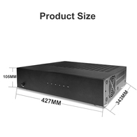 Vente d'usine pour home cinéma amplificateur stéréo 12 canaux amplificateur classe D ampli 6 sorties Subwoofer RCA AMP