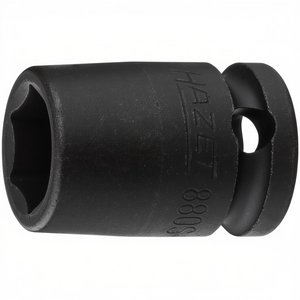 Hazet 3/8'' 6-Point Square <b>Impact</b> <b>Socket</b> with Traction Profile Pneumatic Tools Accessory and Part - Product Image 2