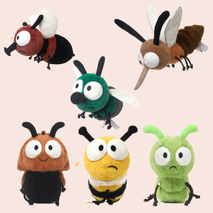 Juguete de Peluche Creativo de la Serie de Insectos Mosquitos, Abejas y Cucarachas, Divertido Animal de Peluche, Muñeco de Abeja de Miel Suave, Regalo Único y Divertido - Product Image 1