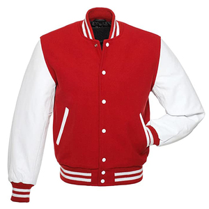 Veste universitaire en toile surdimensionnée style High Street pour hommes, veste de baseball d'hiver personnalisée, grande taille, variété universitaire pour hommes - Product Image 4