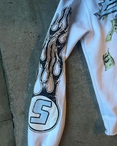 Harajuku Money Face Print hommes sweats à capuche graphique y2k top sweat à capuche surdimensionné homme hoodi Couples américain streetwear goth hommes vêtements - Product Image 6