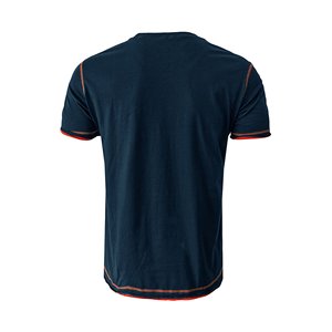 T-shirts col rond pour hommes Logo personnalisé Design couleur unie avec bordure contrastée Tissu en jersey Offre Spéciale imprimé T-Shirt 220 grammes de poids - Product Image 6