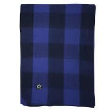 Harshit International's Bunkhouse Plaid Couverture en laine 66x90 pouces rouge noir motif buffle tissé pour lit 4.5 Lbs - Product Image 4