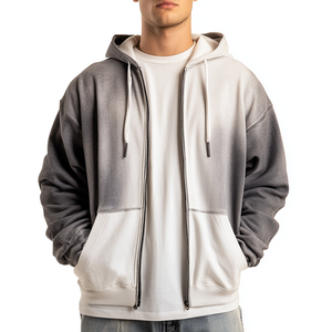 Sudaderas con capucha Hombres Heavy Distressed Venta al por mayor Sudaderas con capucha Oversized Stone Vintage Washed Hoodie Blank - Product Image 6