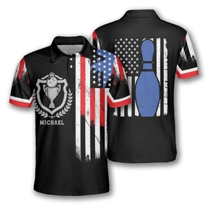 Professional team <b>bowling</b> uniforms designed with high-quality sublimation graphics soft comfortable fabric and full printing - Product Image 6