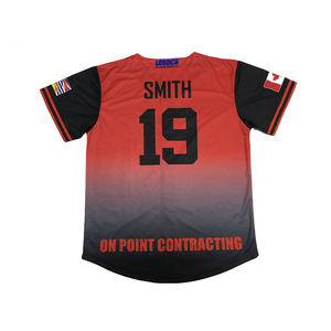 Maillot de baseball et de softball personnalisé OEM uniforme vierge respirant avec conception de sublimation de mode imprimée pour la personnalisation - Product Image 4