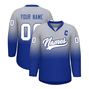 Uniformes de hockey de poliéster 100% de alta calidad, jersey de nombre de equipo transpirable personalizado, nuevo diseño para ropa de hockey sobre hielo - Product Image 1