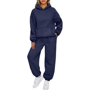 Precio asequible Unisex Workout Fitness Plain Chándal conjunto OEM Plus Size fábrica desgaste Sudadera con capucha Chándal - Product Image 1