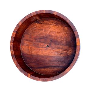 Laisser mijoter une marmite artisanale en bois, marmite en bois faite à la main, marmite élégante en bois - Product Image 3