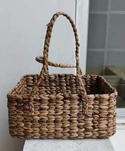 Excellent Quality Top Grade Grass Storage <b>Basket</b> Water Hyacinth <b>Woven</b> <b>Baskets</b> From 99 Gold Data Vietnam - Product Image 5