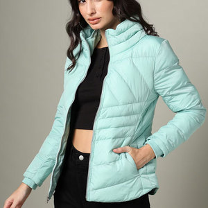 Bubble Puffer Chaqueta cálida de invierno Mujer Abrigos de moda Ropa de abrigo de manga larga Cremallera Casual Parkas Abrigo acolchado - Product Image 2