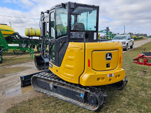 รถขุดขนาดเล็ก John Deere 60G มือหนึ่ง/มือสอง แบบตีนตะขาบ บุ้งกี๋ขนาด 4 เมตร เครื่องยนต์ FPT สำหรับงานก่อสร้างและเกษตรกรรม ประหยัดน้ำมัน - Product Image 3