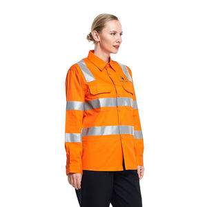 High visibility strip safety jacket long <b>sleeve</b> <b>protective</b> workwear OEM ODM - Product Image 1