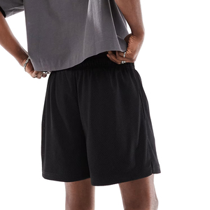 Por encargo suelta Ajuste de longitud corta gimnasio deportes 100% algodón francés Terry cómodo Color sólido pantalones cortos ligeros para los hombres - Product Image 3