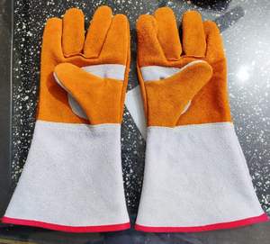 Guantes de Trabajo de Cuero de Primera Calidad, Protección para las Manos, Guantes de Seguridad Casuales para Exteriores y Construcción, Precio al por Mayor - Product Image 3