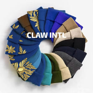 Custom Personalized Solid Colour High Quality Beanie <b>Hat</b> <b>Winter</b> Jacquard Plain Beanie Cap Made in Pakistan Wholesale Beanie <b>Hat</b> - Product Image 5