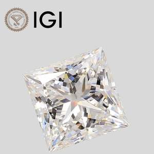 เพชรทรงเจ้าหญิง 4 กะรัต แล็บไดมอนด์ ระดับ D VVS1 VVS2 VS1 VS2 - Product Image 1