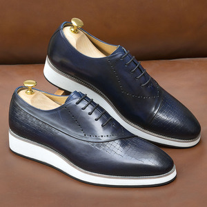 Chaussures en cuir pour hommes, style européen et américain, formelles et décontractées, best-seller 2026, vente chaude sur le marché mondial - Product Image 3