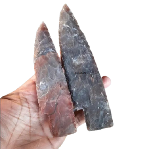 Cuchillas de cuchillo de punta de flecha de ágata de lujo hechas a mano naturales para la venta al por mayor cuchillo de ágata para un precio más barato - Product Image 6