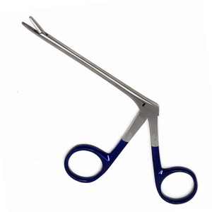 Pinzas ENT de cocodrilo manuales de la mejor calidad, mandíbula dentada, acero inoxidable recubierto de color, instrumentos quirúrgicos nasales y reutilizables para el oído - Product Image 3