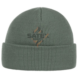 Vente en gros de bonnets en jacquard 100% acrylique à logo personnalisé, nouvelle arrivée, unisexe, impression numérique, fabriqués au Pakistan - Product Image 1