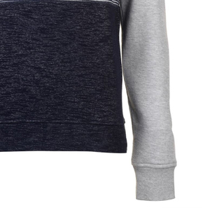 Sudadera con cuello redondo personalizada con logotipo OEM al por mayor, para hombre, 100% algodón, estilo cropped, jersey grueso sin estampado - Product Image 5