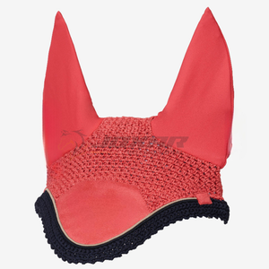 Bonnet d'oreille de cheval en crochet élégant léger respirant lavable Premium Fly Veil Pakistan Made for Competitions Ear Bonnet - Product Image 1