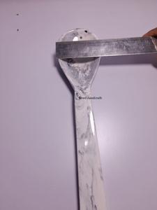 Servidores de ensalada de mango largo de estilo Náutico al mejor precio, tenedor y cuchara de resina para cena para decoración del hogar - Product Image 2