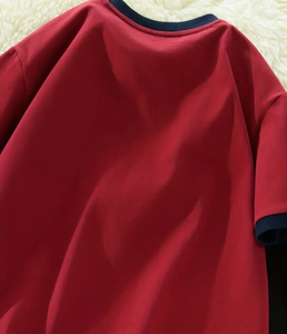 เสื้อยืดผ้าฝ้ายน้ำหนักเบาสำหรับผู้ชาย,เสื้อยืดแขนสั้นทรงฮิปฮอปทำจากผ้าคอตตอนขนาดใหญ่พิเศษสั่งทำได้สำหรับผู้ชายจากบังกลาเทศ - Product Image 3