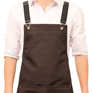 Venta al por mayor logotipo personalizado diseño ODM Casual cocina Chef delantales hombres y mujeres logotipo personalizado accesorios de cocina - Product Image 4