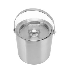 ถังน้ำแข็งออกแบบให้มีน้ำหนักชุบโครเมียมยุคศตวรรษที่ทองเหลือง - Product Image 5