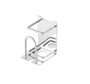 แปรงสีฟันโลหะติดผนังดีไซน์ยุคกลางและที่วางยาสีฟันสำหรับใช้ในห้องน้ำ - Product Image 1