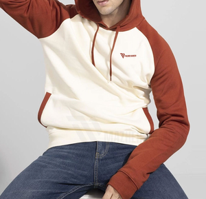 เสื้อมีฮู้ดแฟชั่นลำลองเสื้อสเวตเตอร์แบบสวมหัวสำหรับทุกเพศเสื้อคอตตอนโอเวอร์ไซส์ออกแบบโลโก้ได้ตามต้องการ - Product Image 2