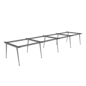 Industrial-Style 8-Seater <b>Dining</b> <b>Table</b> 480x120cm CONE System HCCO028 Modern Assembly Steel Frame for Apartments Hotels Bedrooms - Product Image 1