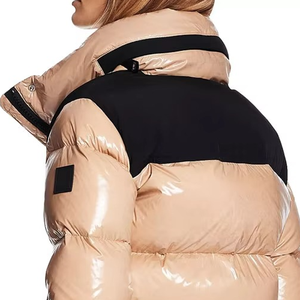 แจ็กเก็ตปลาปักเป้ายาวฤดูหนาวของผู้หญิงแจ็กเก็ตปลาปักเป้าสามารถใส่กลับด้านได้ไซส์ใหญ่พิเศษ - Product Image 5