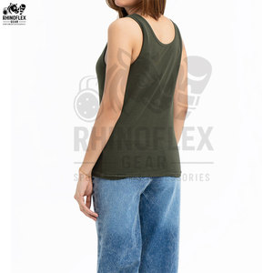 Femmes Fitness Design Personnalisé Couleur Solide Séchage Rapide Respirant Plus Size Muscle Activewear Sans Couture Femmes Débardeurs à Vendre - Product Image 6