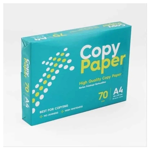 กระดาษ70gsm อเนกประสงค์สีขาวคู่แบบร่าง80gsm 75gsm กระดาษสำเนาสำหรับใช้ในสำนักงาน - Product Image 1