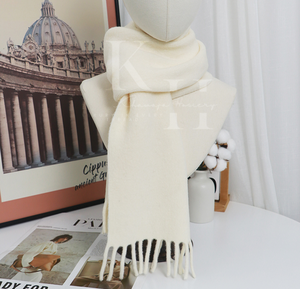 Stylish Long Length Winter <b>Scarf</b> for <b>Women</b> Soft Wool Blend Knitted Wrap for Casual or Formal Outfits for Cold Weather - Product Image 4
