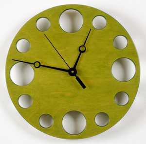 Reloj de pared de madera maciza grande de la mejor calidad, aguja de cuarzo de estilo de diseño moderno para decoración de pared de salón, proveedor indio - Product Image 4