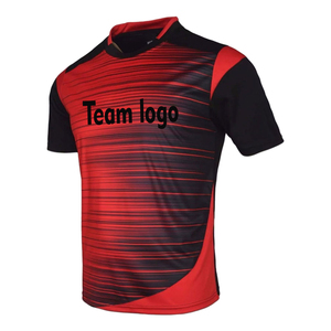 เสื้อฟุตบอลผ้าโพลีเอสเตอร์พิมพ์ลายดิจิตอลเสื้อฟุตบอลผ้าโพลีเอสเตอร์น้ำหนักเบาออกแบบได้ตามต้องการ - Product Image 4