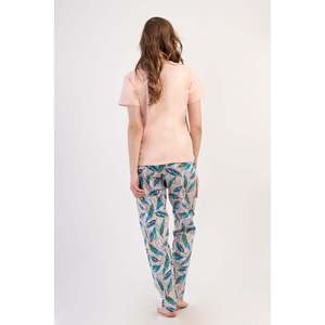 KADIN P.SUPREM XXL O YAKA KISA KOL ETEGI OVAL PIJAMA TAKIM - ROSE SOYEUX - ROSE SOYEUX - Product Image 3